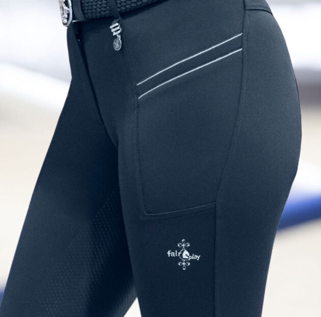 Fair Play Breeches Full Grip, High Rise JELENA Navy - Image 3