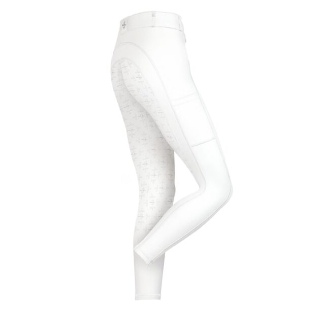 Fair Play ARMIDA Full Grip, High Rise Breeches, White - Image 4