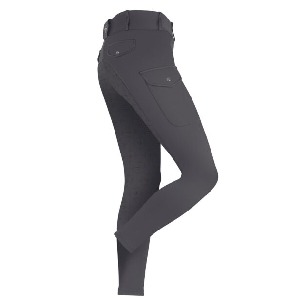 Fair Play ASTRID Full Grip, High Rise Breeches, Gray - Image 2