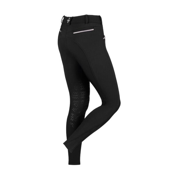 Fair Play MELROSE Knee Grip, Normal Waist Winter Breeches, Black - Image 2