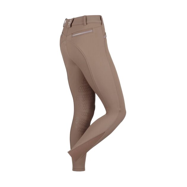 Fair Play MELROSE Knee Grip, Normal Waist Winter Breeches, Taupe Grey - Image 2