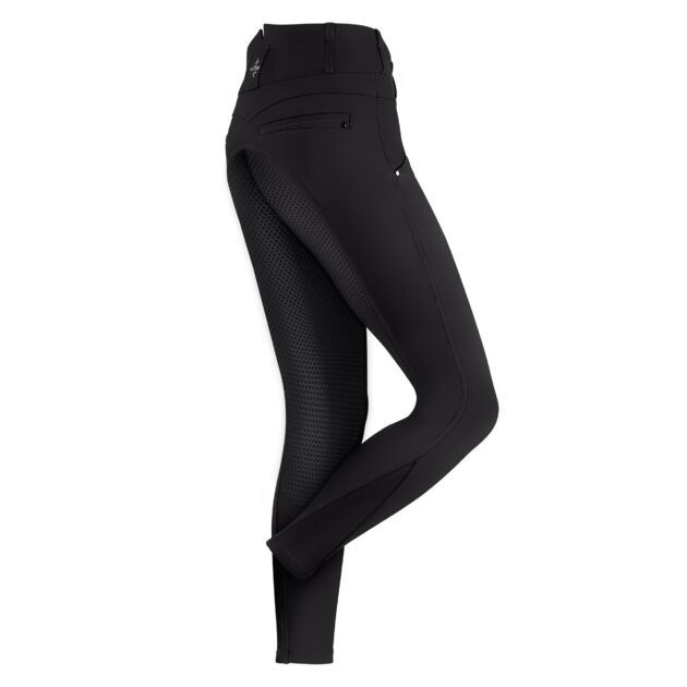 Fair Play VITA Ladies High Rise Full Seat Winter Breeches, Black - Image 3