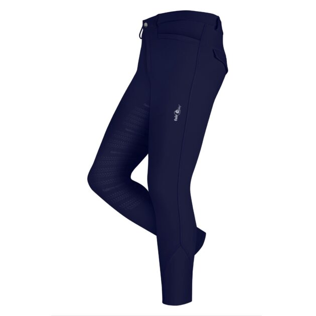 Fair Play SIMON Men's Knee Grip Winter Breeches, Navy