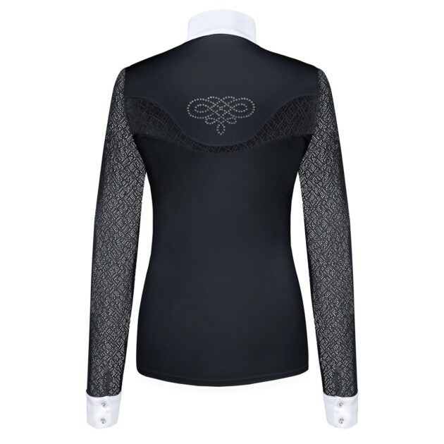 Fair Play Competition Shirt CECILE Long Sleeve Black - Image 2