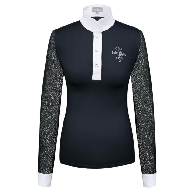 Fair Play Competition Shirt CECILE Long Sleeve Black