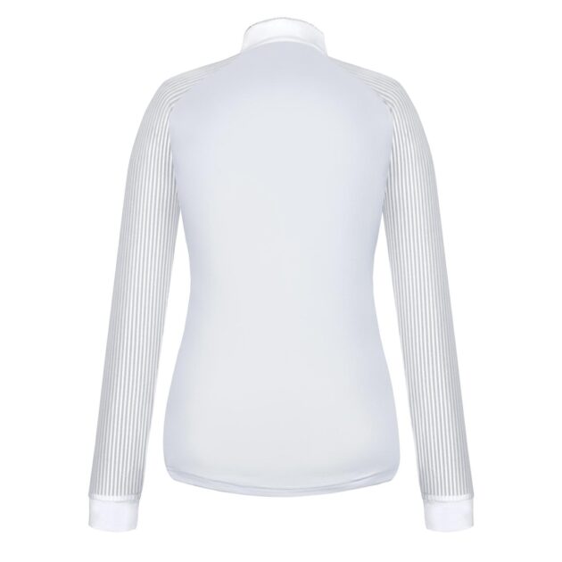 Fair Play Competition Shirt JUSTINE AIRY Long Sleeve White - Image 2