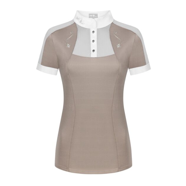 Fair Play Competition Shirt LORELLA Beige-White