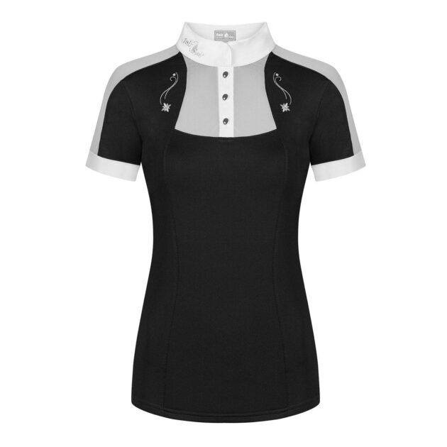 Fair Play Competition Shirt LORELLA Black-White