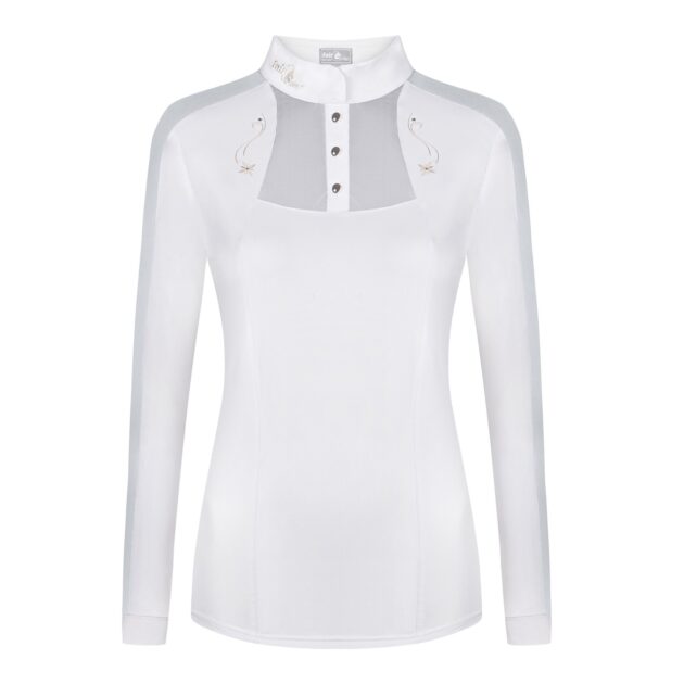 Fair Play Competition Shirt Long Sleeve LORELLA White