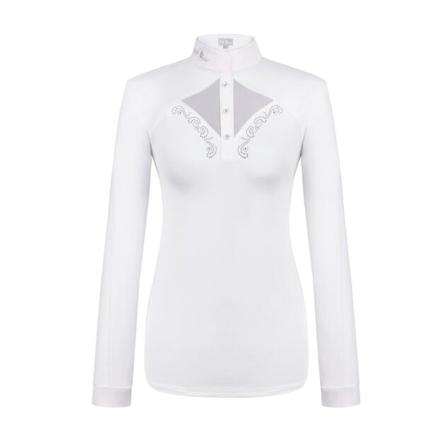 Fair Play Competition Shirt Long Sleeve CATHRINE White