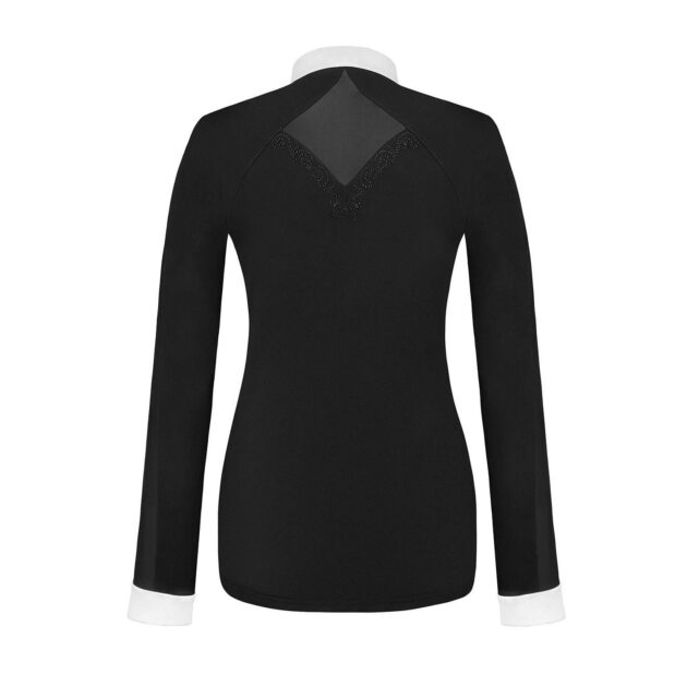 Fair Play Competition Shirt Long Sleeve CATHRINE Black-White - Image 2