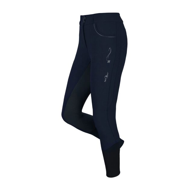 Fair Play Breeches Full Grip, High Rise LIVIANA Navy