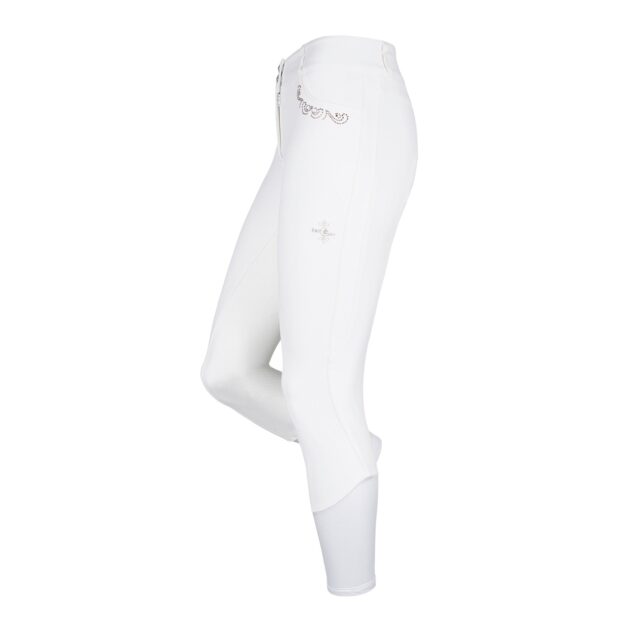 Fair Play Breeches Full Grip, High Rise DAISY CHIC ROSEGOLD, White