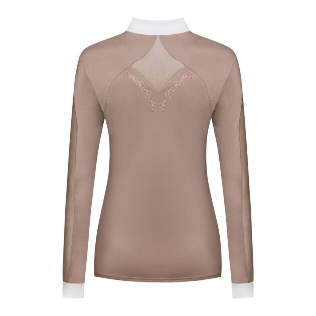 Fair Play Competition Shirt Long Sleeve CATHRINE ROSEGOLD Beige/White - Image 2