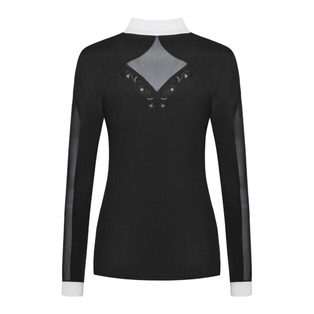 Fair Play Competition Shirt Long Sleeve CATHRINE ROSEGOLD Black/White - Image 2