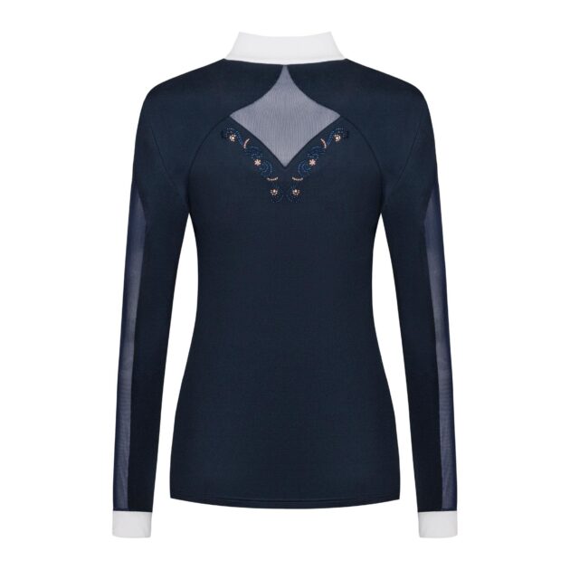 Fair Play Competition Shirt Long Sleeve CATHRINE ROSEGOLD Navy/White - Image 2