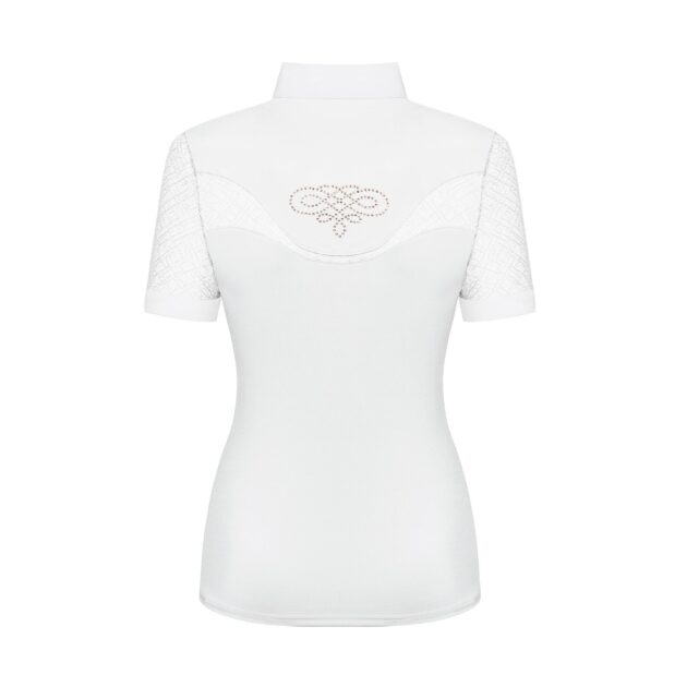 Fair Play Competition Shirt CECILE Short Sleeve ROSEGOLD, White - Image 2