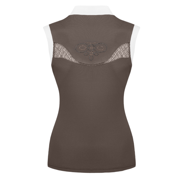 Fair Play Cecile Sleeveless Competition Shirt Rosegold, Taupe-Gray - Image 2