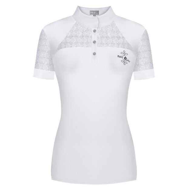 Fair Play AIKO Short Sleeve Competition Shirt, White