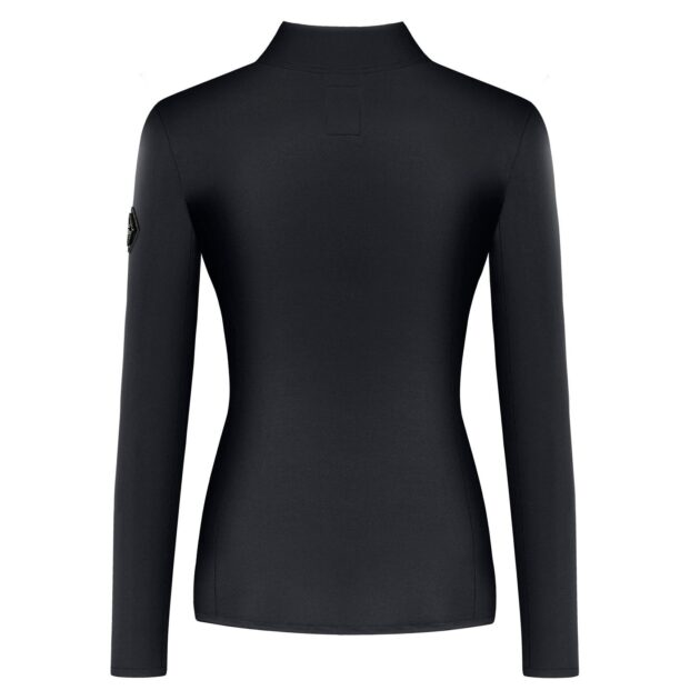 Fair Play ARIANNA Ladies Zip-up Sweatshirt, Black - Image 2