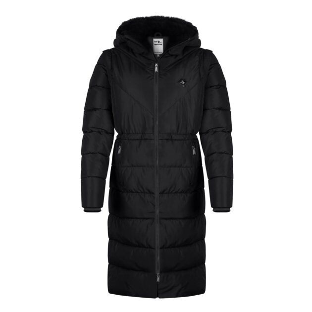 Fair Play Ladies Puffer Coat SIA, Black - Image 4