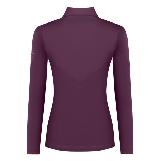 Fair Play Ladies Half Turtleneck HANNAH, Eggplant - Image 2