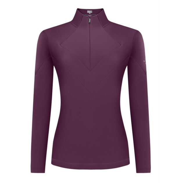 Fair Play Ladies Half Turtleneck HANNAH, Eggplant