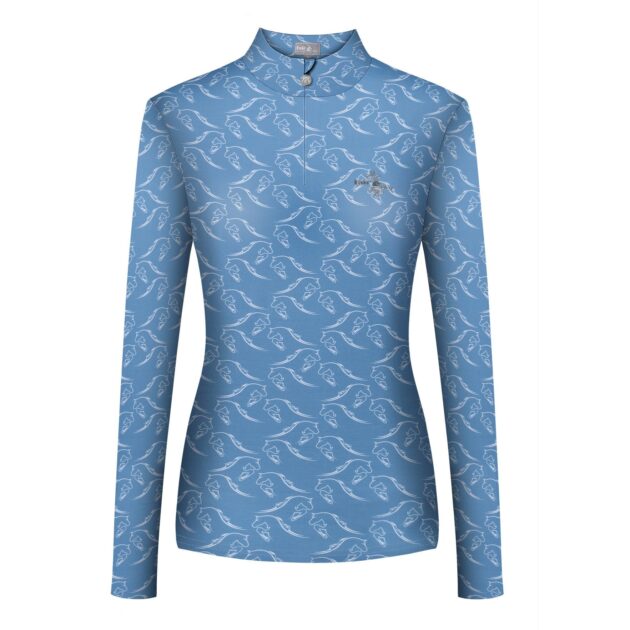 Fair Play Ladies Half Turtleneck ROIS, Pastel Blue