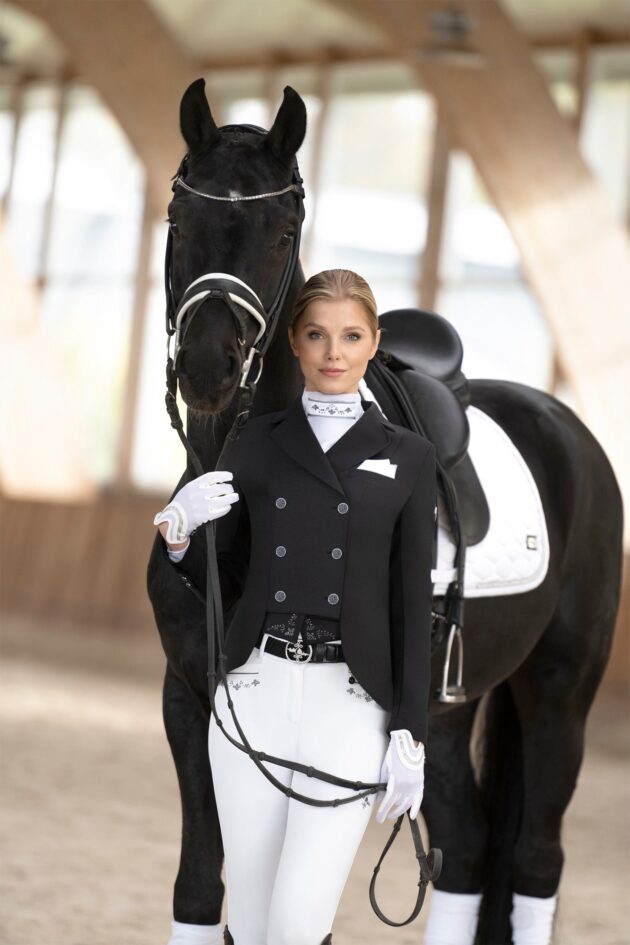 Fair Play ALISSA FLEUR Dressage Short Tailcoat, Black - Image 7