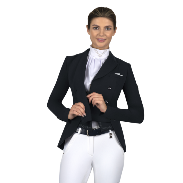 Fair Play Ladies Dressage Short Tailcoat NADIA, Black - Image 5