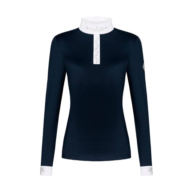 Fair Play Half Turtleneck Competition Shirt MEREDITH CHIC, Navy