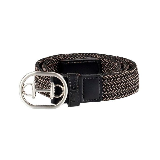 Fair Play VALEY Belt, Black - Taupe Grey