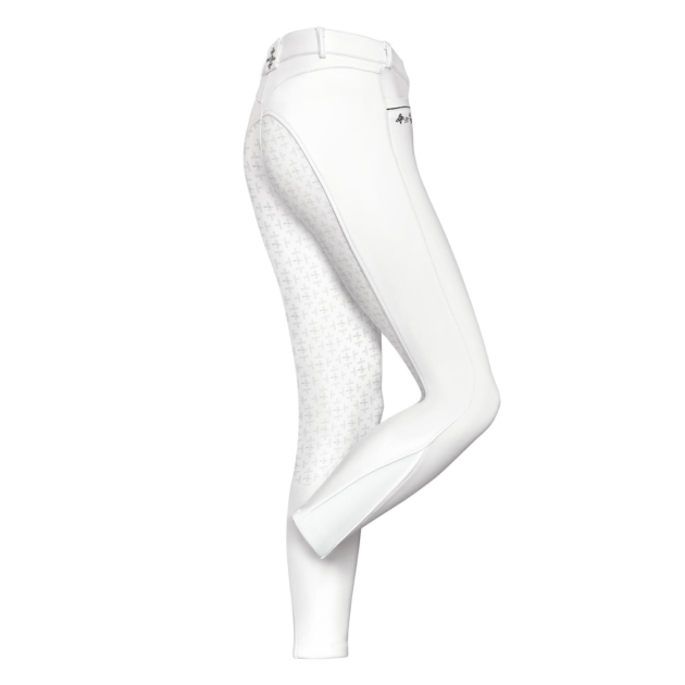 Fair Play JOHANNA FLEUR Full Grip, Mid Rise Breeches, White - Image 2