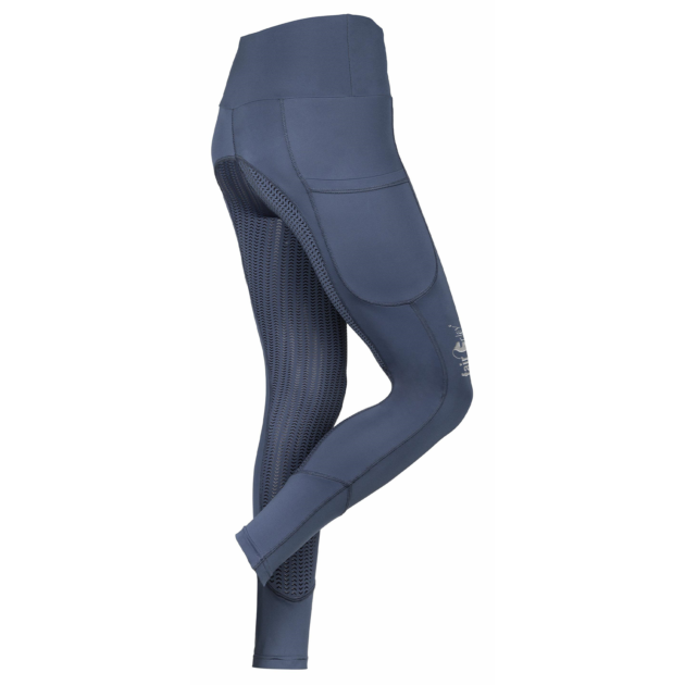 Fair Play PAULINE Full Grip HIGH RISE Riding Leggings, Steel Blue - Image 2