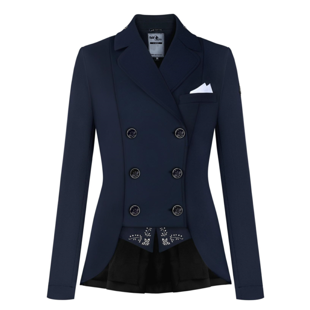 Fair Play ALISSA FLEUR Dressage Short Tailcoat, Navy