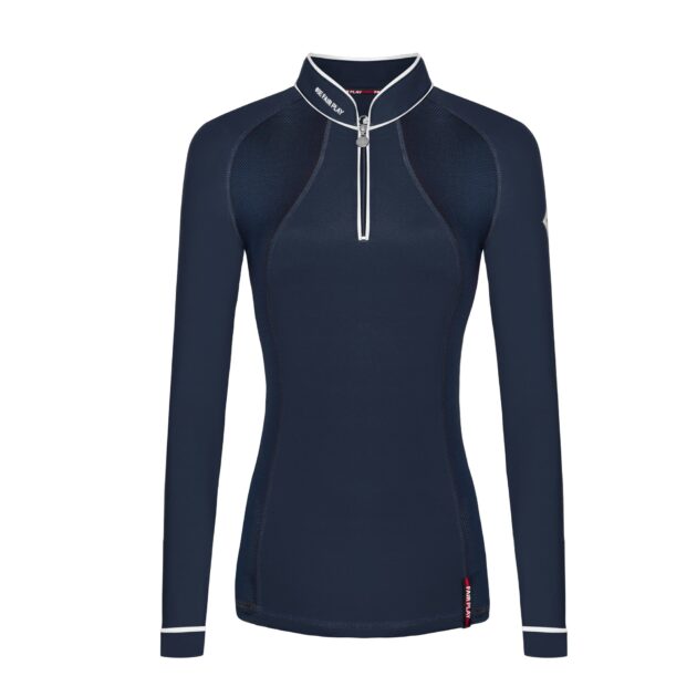 Fair Play Long-sleeved Training Shirt JOVITA, Navy