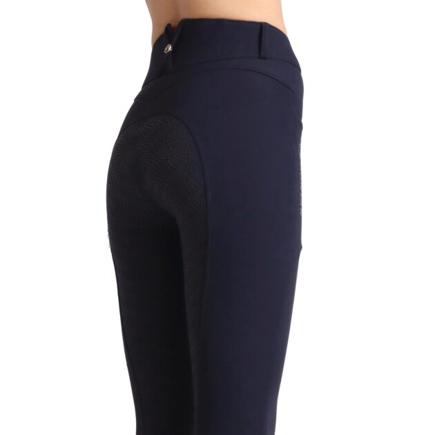 Montar Megan Yati High Rise Full Grip Breeches V2, Dark Navy - Image 4