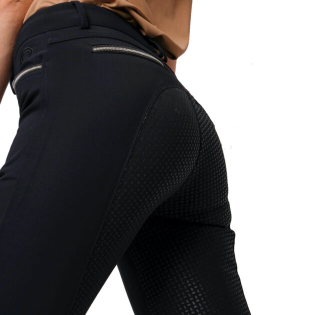 Montar Elisabeth Soft-Tech Premium Breeches Full Grip, Mid Rise Navy - Image 5