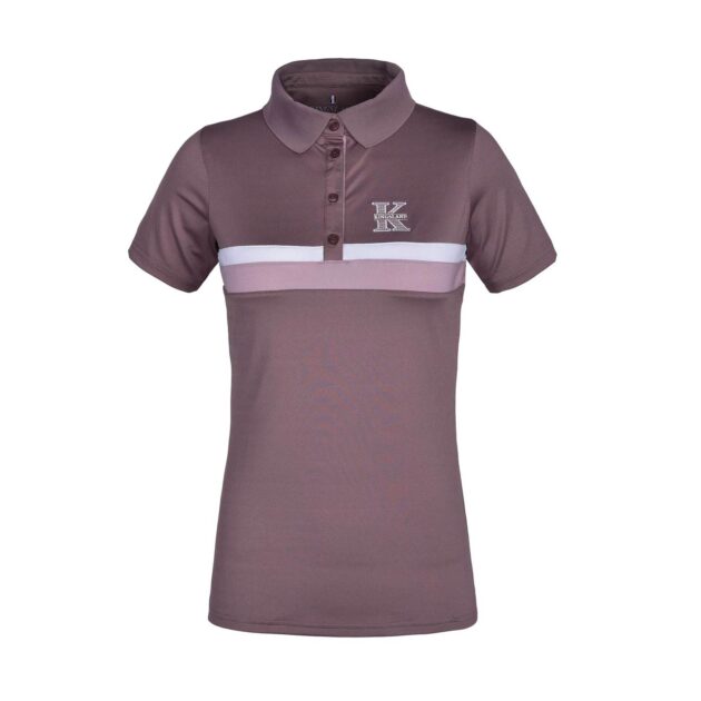 Kingsland Lukina Ladies Tec Micro Pique Polo, Pink Twilight Mauve