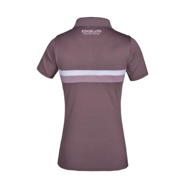 Kingsland Lukina Ladies Tec Micro Pique Polo, Pink Twilight Mauve - Image 2