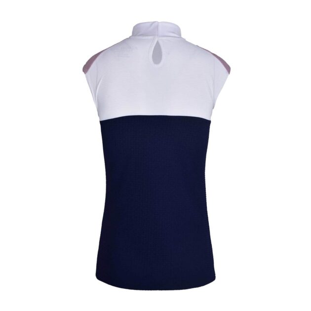 Kingsland Lia Ladies Sleeveless Show Shirt, Navy Blazer - Image 2