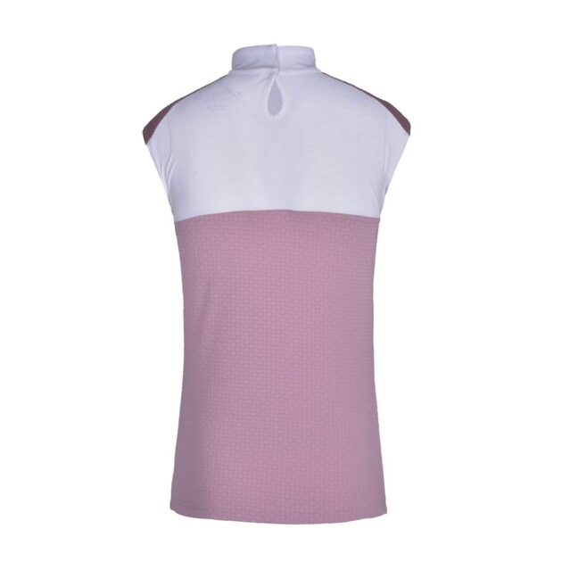 Kingsland Lia Ladies Sleeveless Show Shirt, Lilac Keepsake - Image 2