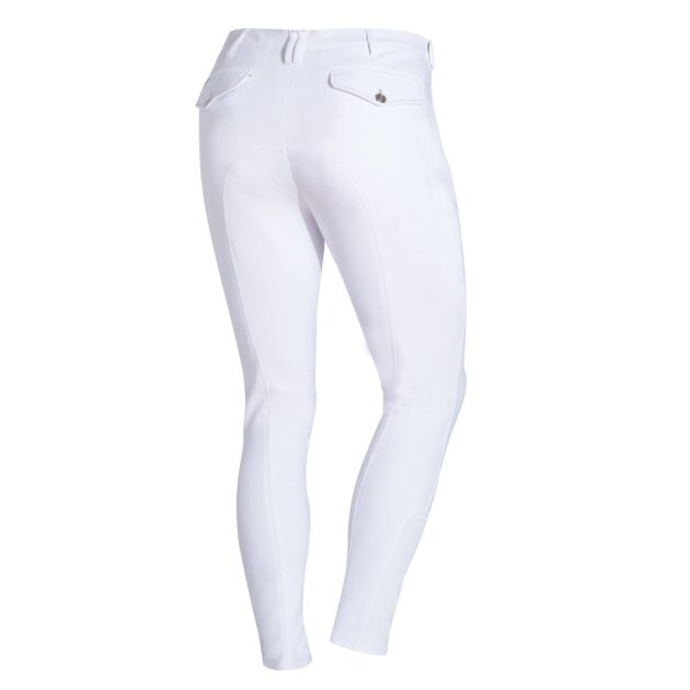 Schockemohle Phoenix Men's Breeches, White - Image 2