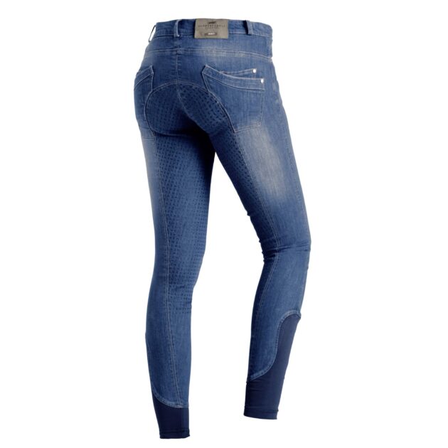 Schockemohle Delphi Full Seat, Mid Rise Jeans, Blue - Image 2