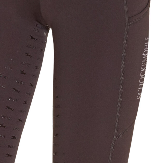 Schockemohle Winter Riding Tights II, Walnut - Image 5