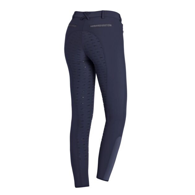 Schockemohle Chayenne Ladies Full Seat, Mid Rise Breeches, Navy - Image 2