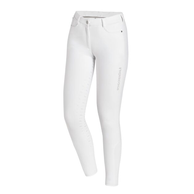 Schockemohle Chayenne Ladies Full Seat, Mid Rise Breeches, White