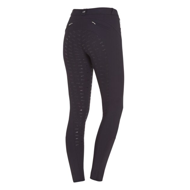 Schockemohle Cindy Ladies Full Seat, Mid Rise Breeches, Navy - Image 2