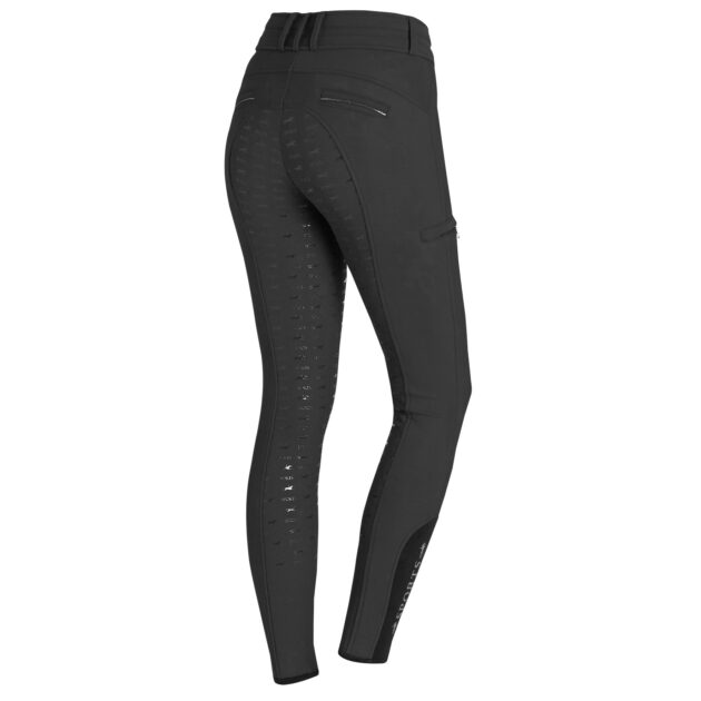 Schockemohle Winter Heather Mid Rise Breech, Full Seat, Graphite - Image 2