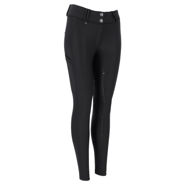 Schockemohle Winter Full Grip Breeches Carla Style, Graphite